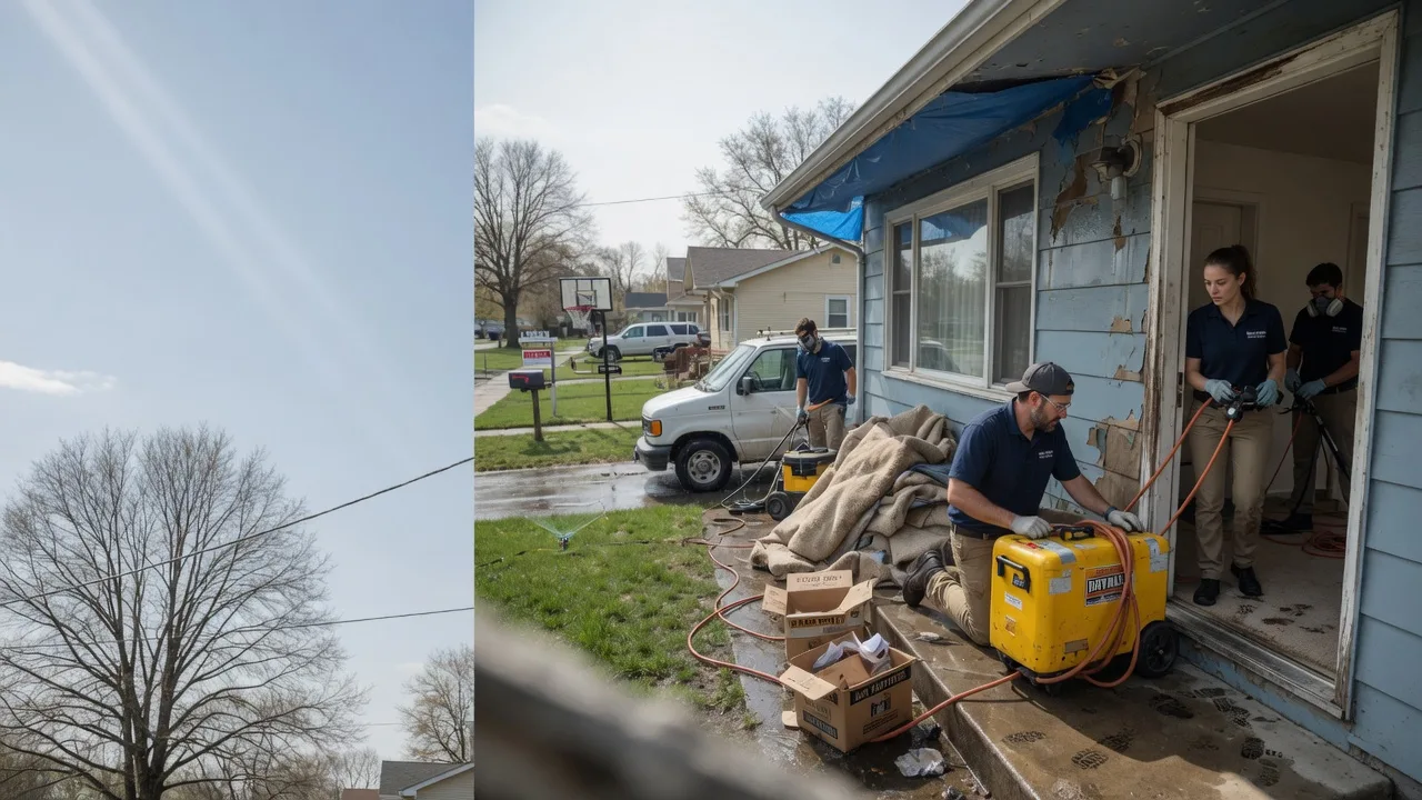 Basement Flood Cleanup in Midlothian, MD near me